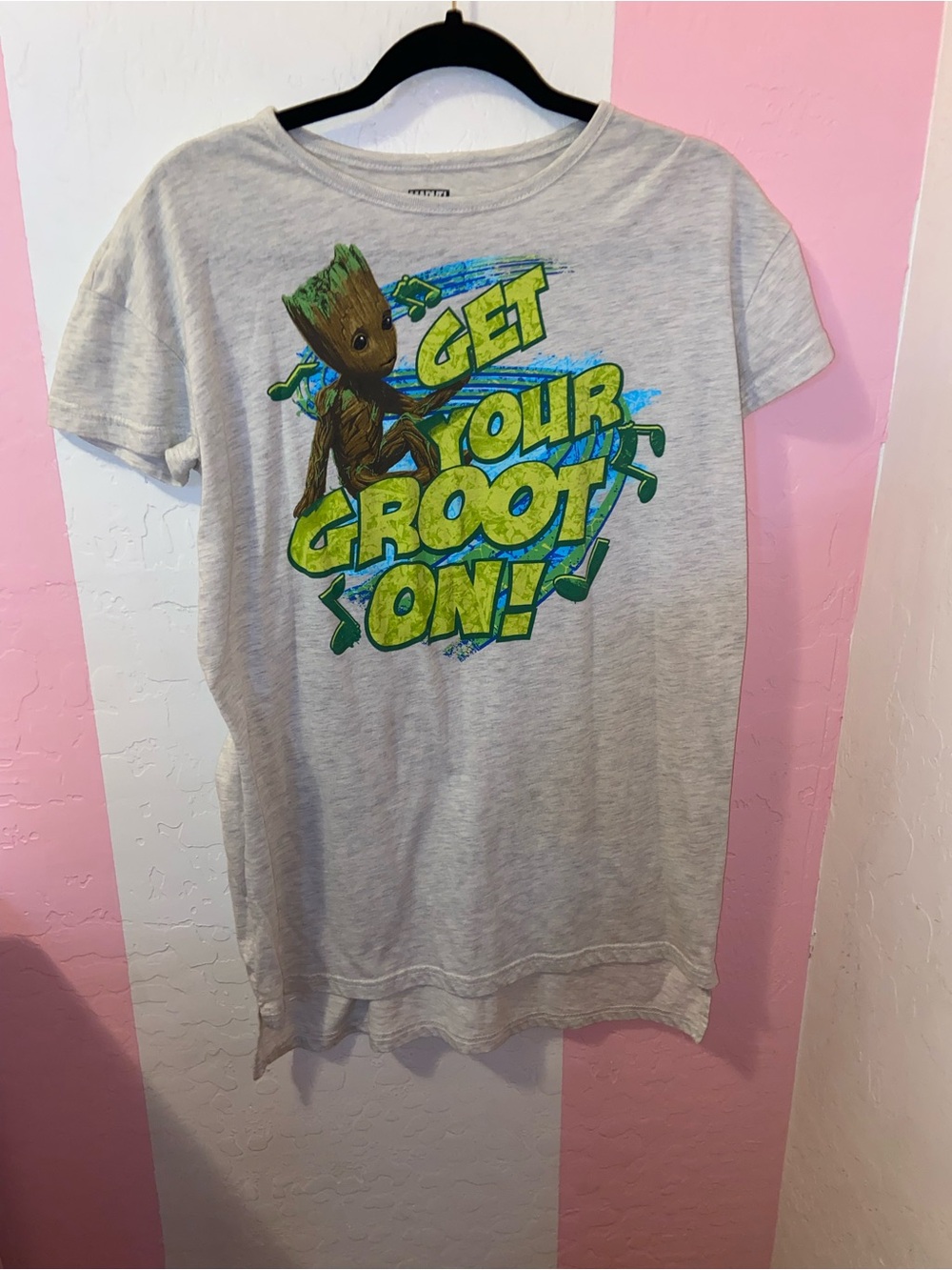 Marvel  Groot Graphic Tee - Light Gray